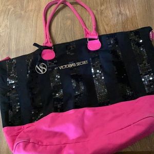 Victoria Secret Canvas Bag!